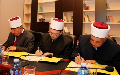 Marrëveshje bashkëpunimi mes tre bashkësive islame shqiptare