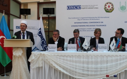 KMSH merr pjesë në konferencën ndërkombëtare për tolerancën ndërfetare në Baku, Azerbajxhan